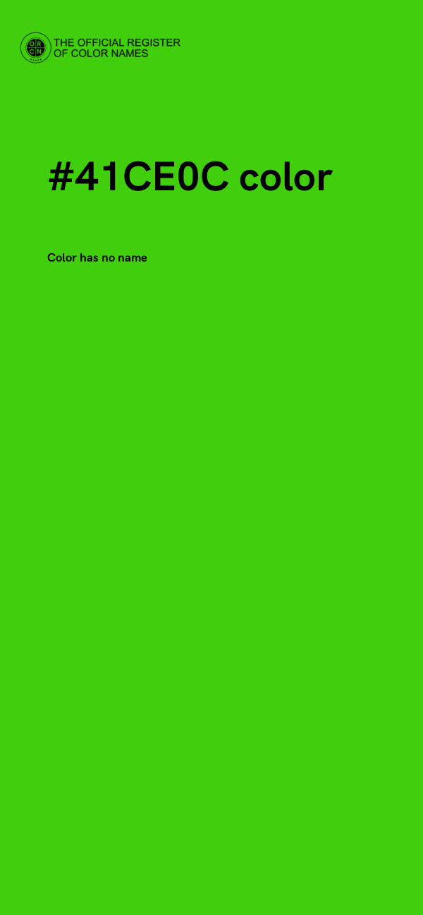 #41CE0C color image