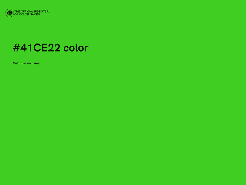 #41CE22 color image