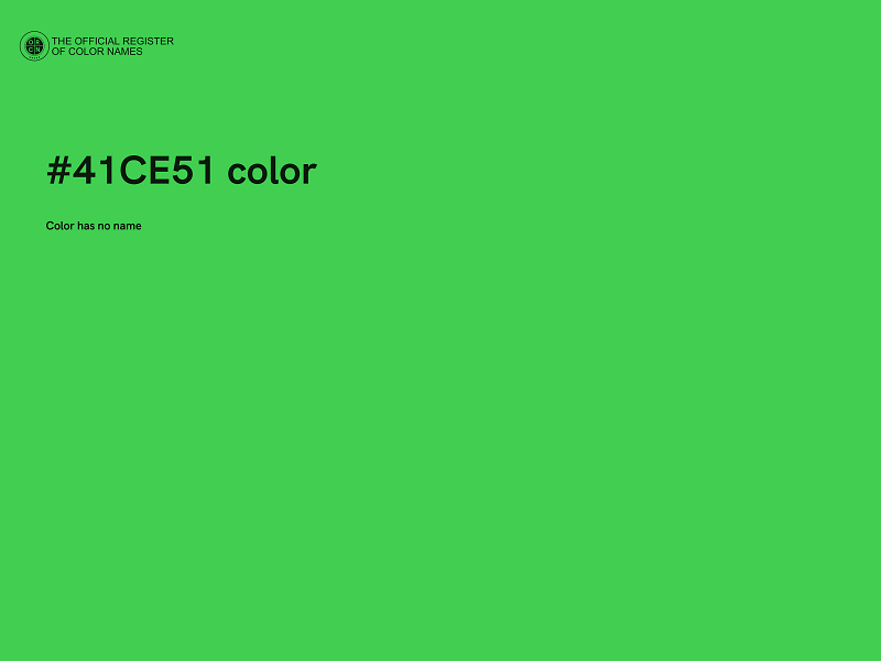 #41CE51 color image