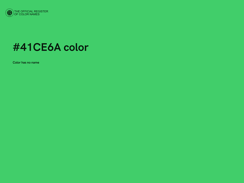 #41CE6A color image