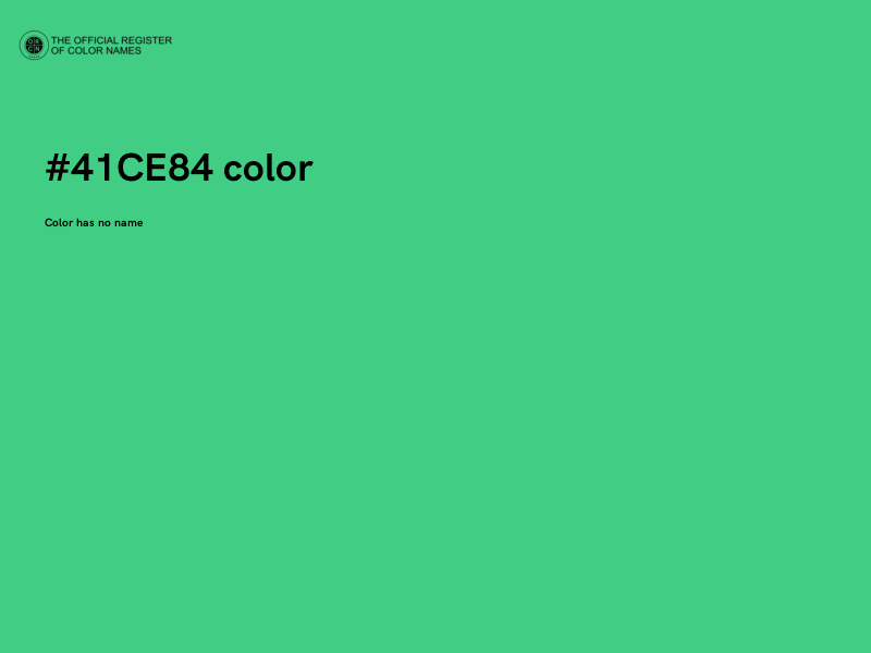 #41CE84 color image
