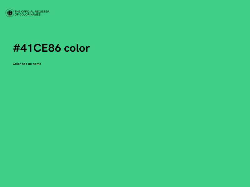 #41CE86 color image
