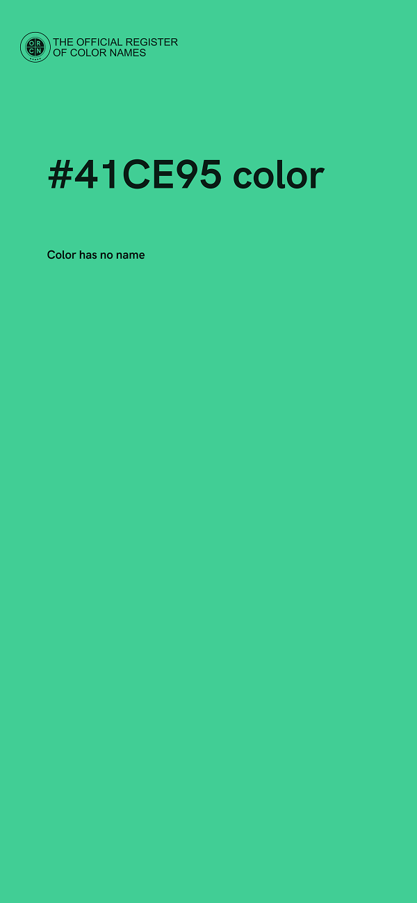 #41CE95 color image