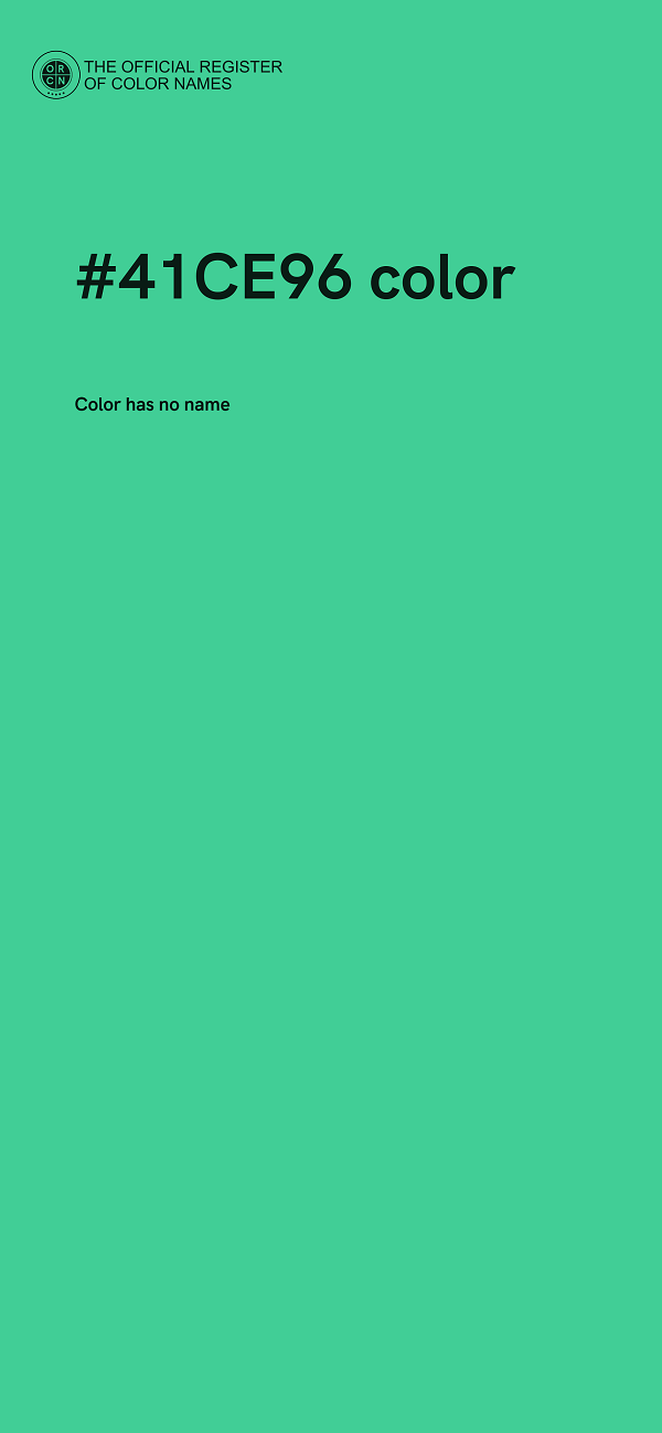 #41CE96 color image