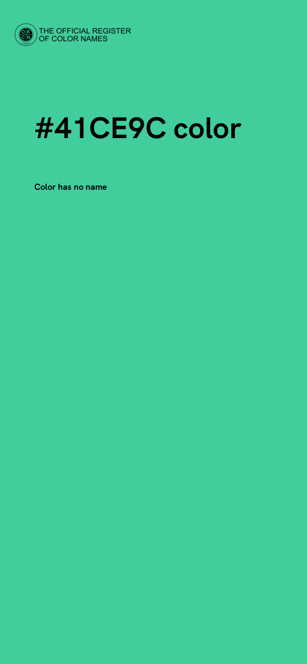 #41CE9C color image