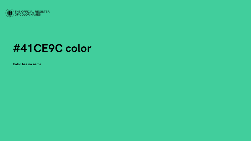 #41CE9C color image