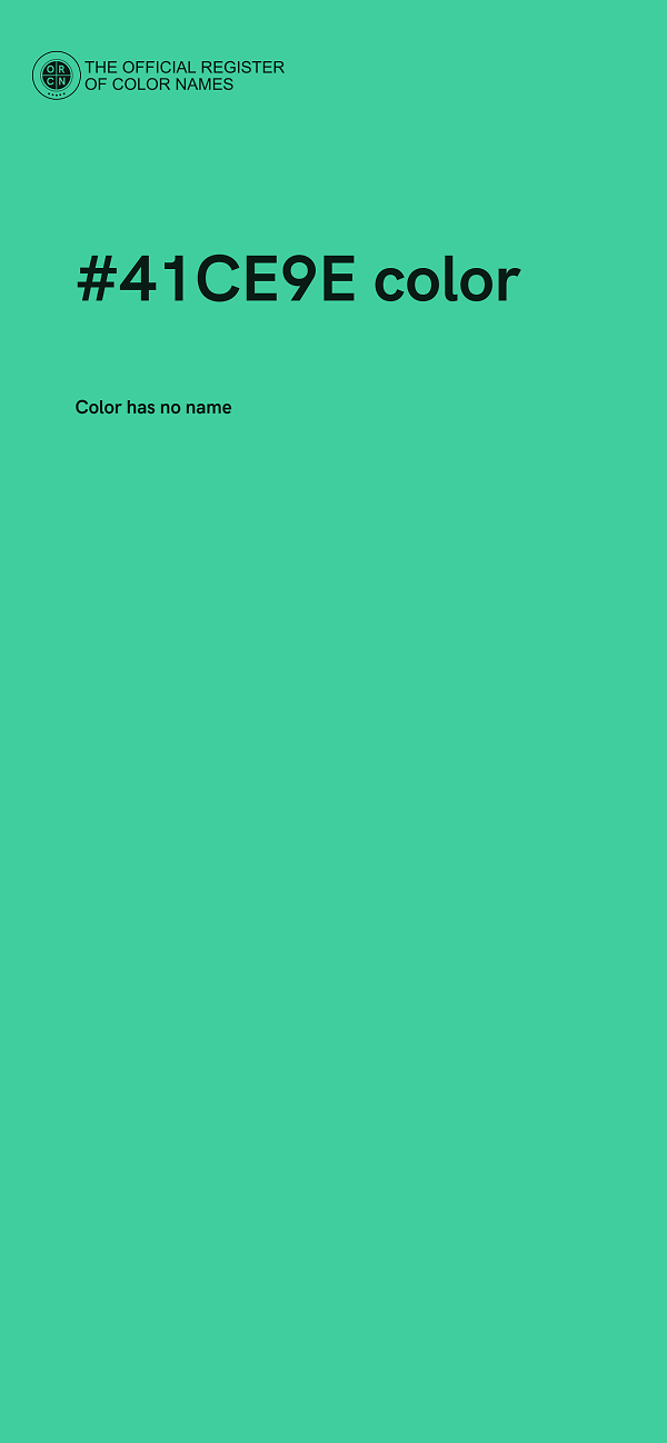 #41CE9E color image
