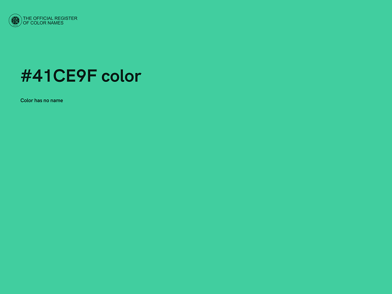 #41CE9F color image