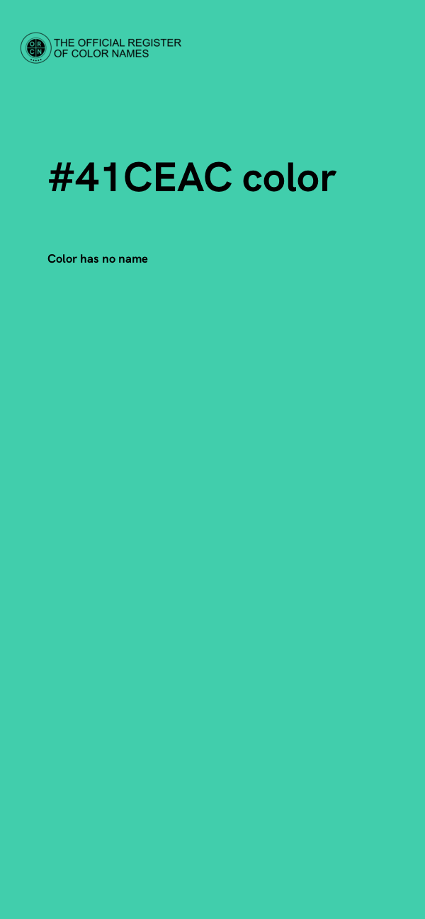 #41CEAC color image