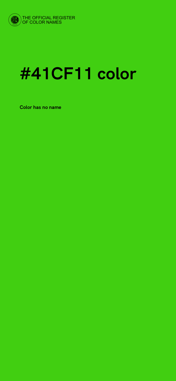 #41CF11 color image