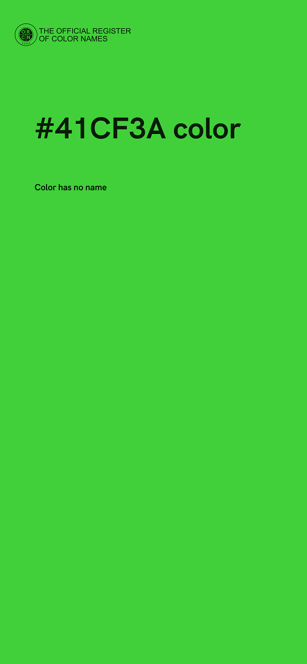 #41CF3A color image