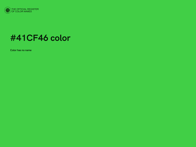 #41CF46 color image