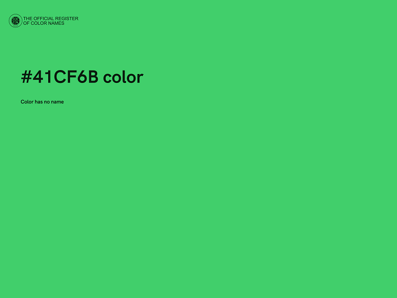 #41CF6B color image