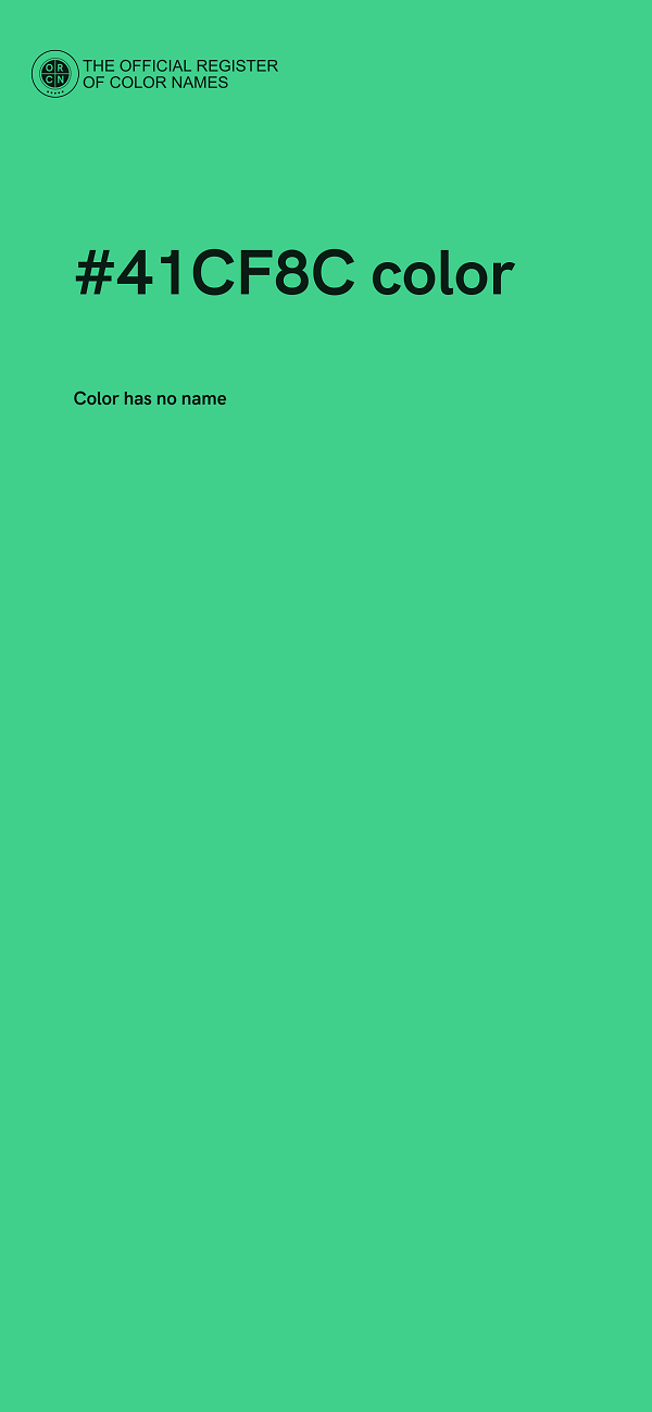 #41CF8C color image