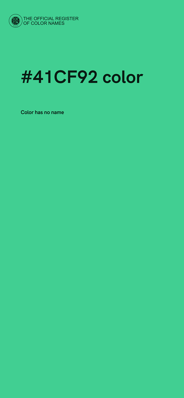 #41CF92 color image