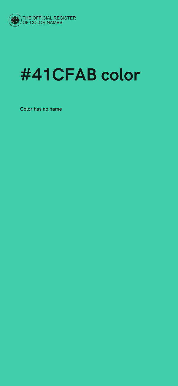 #41CFAB color image
