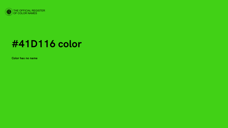 #41D116 color image