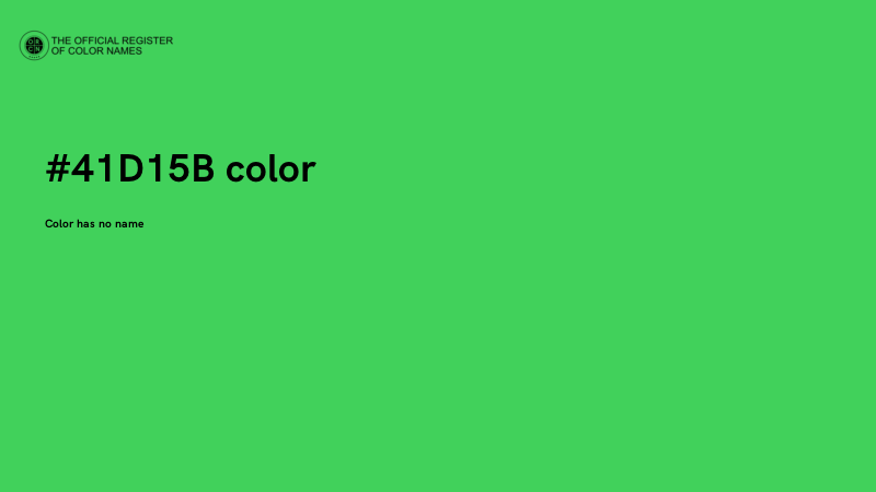 #41D15B color image