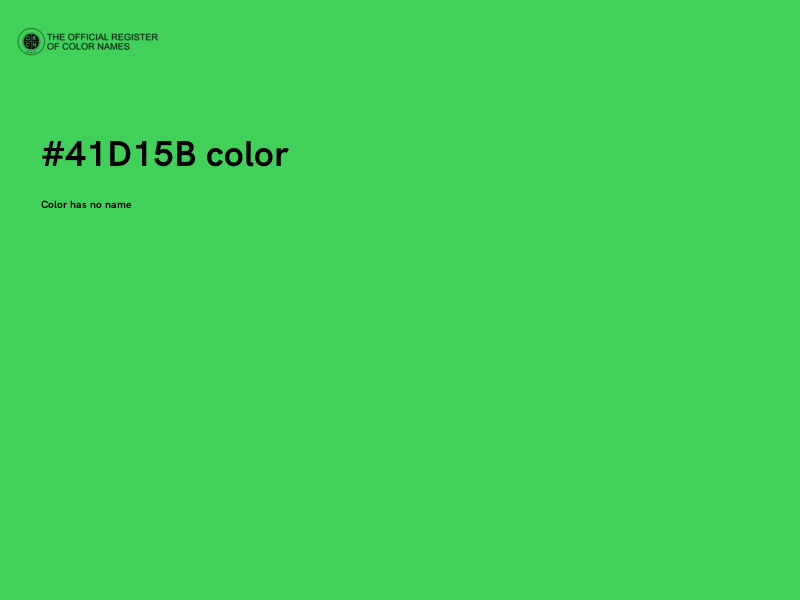 #41D15B color image