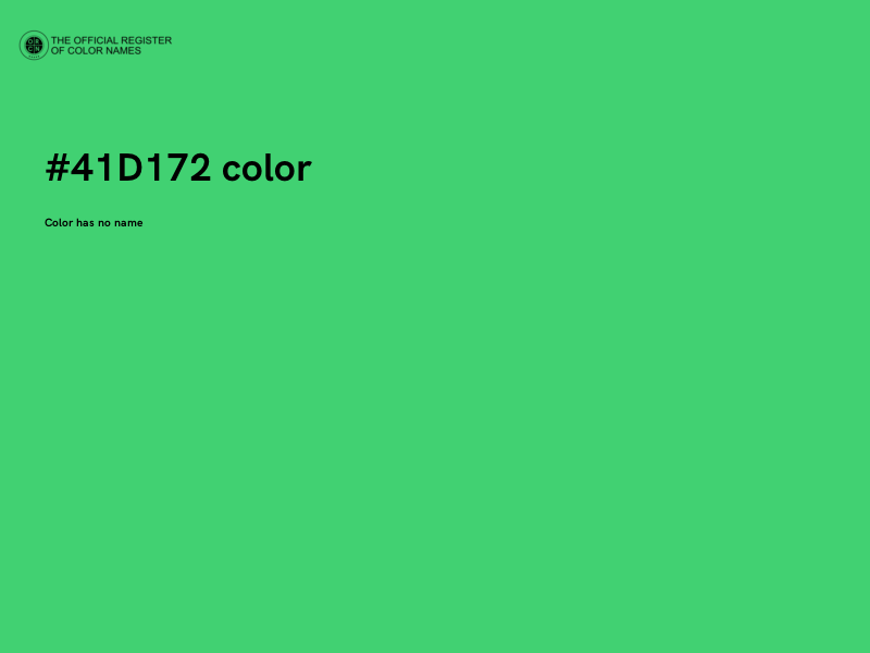 #41D172 color image