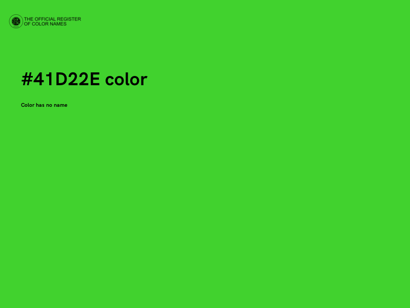 #41D22E color image