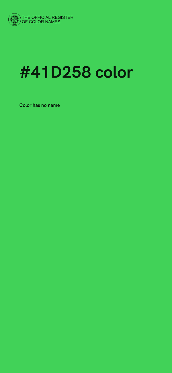#41D258 color image