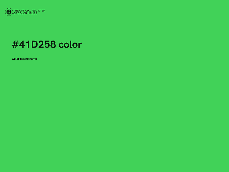 #41D258 color image