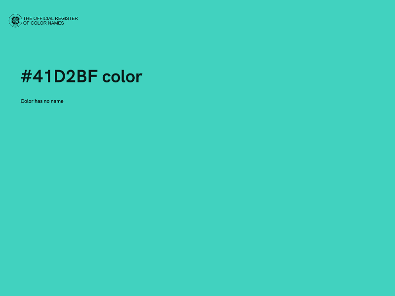 #41D2BF color image