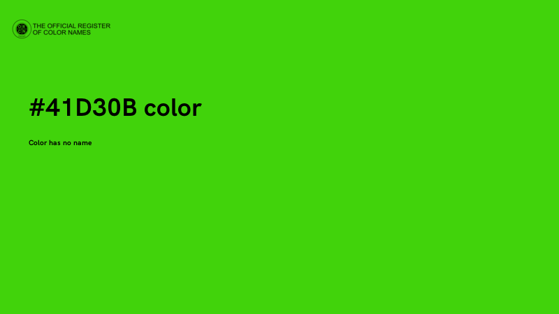 #41D30B color image