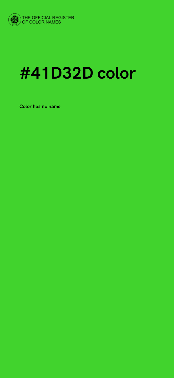 #41D32D color image