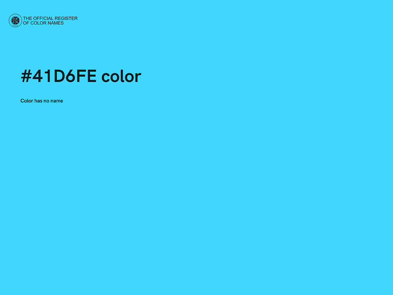 #41D6FE color image