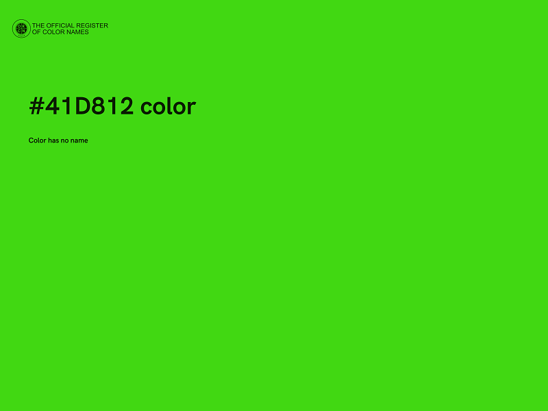 #41D812 color image