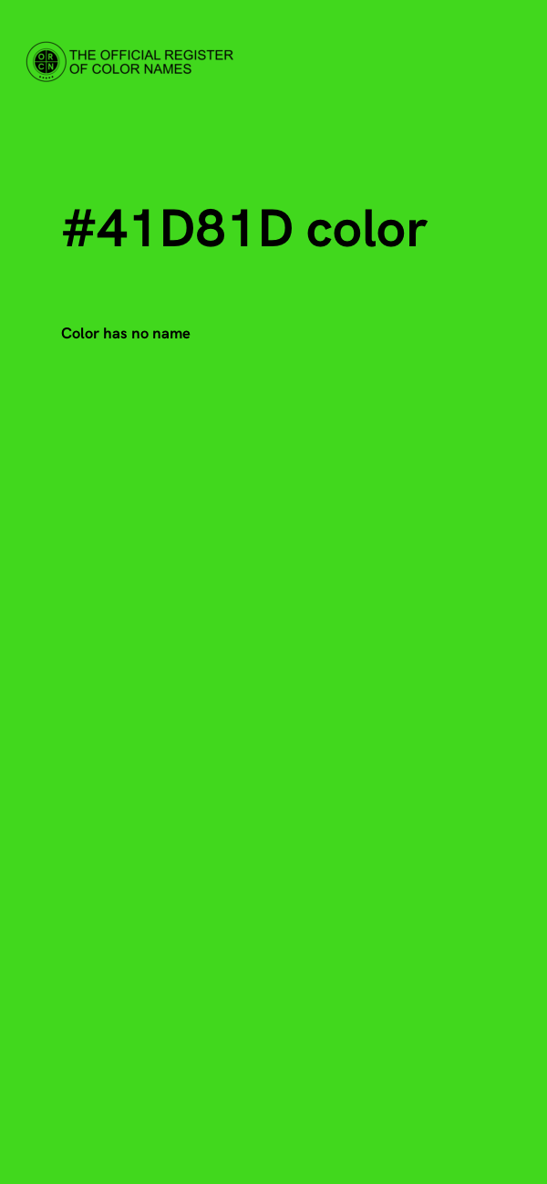 #41D81D color image