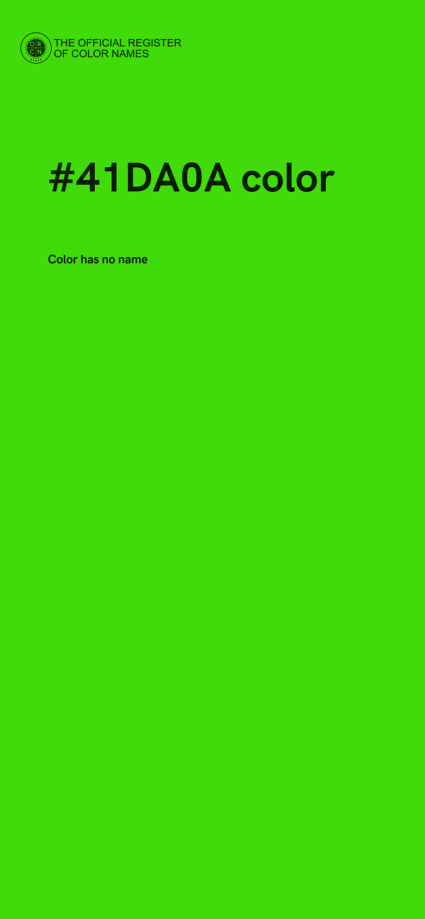 #41DA0A color image