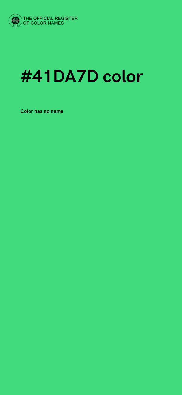 #41DA7D color image