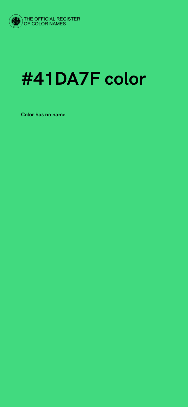 #41DA7F color image