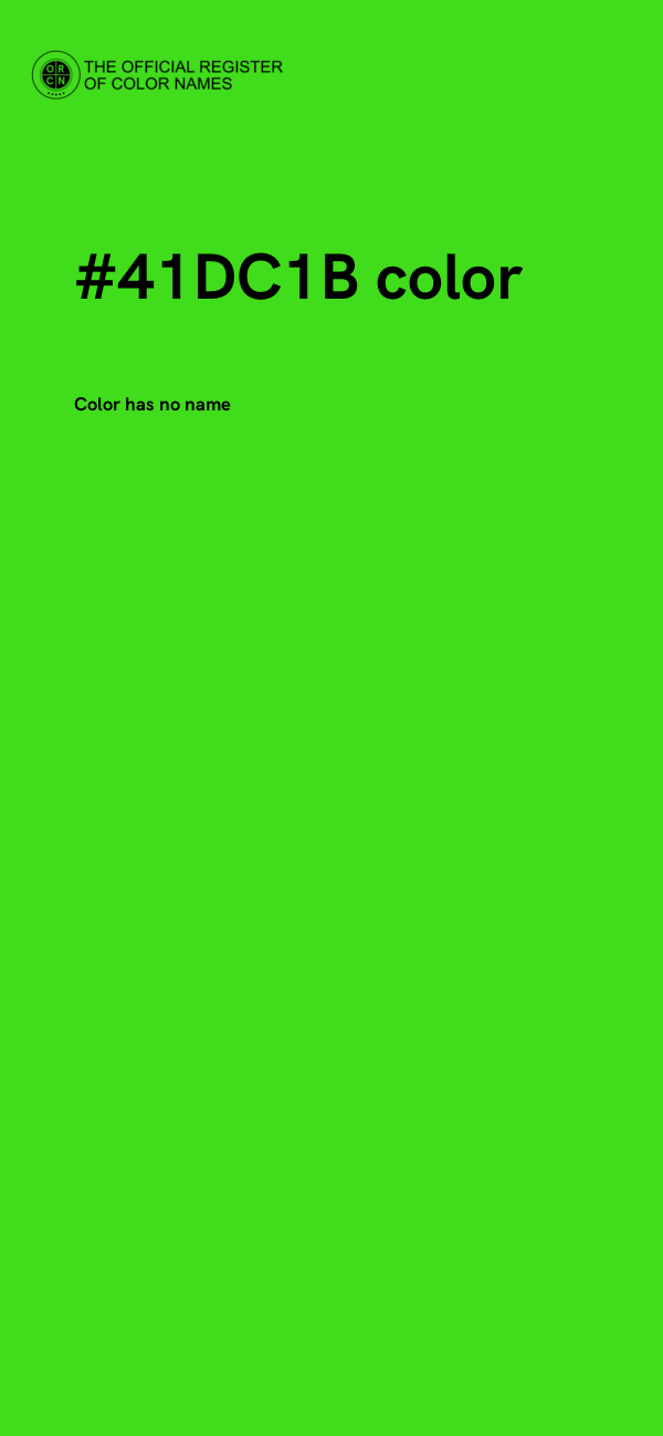#41DC1B color image