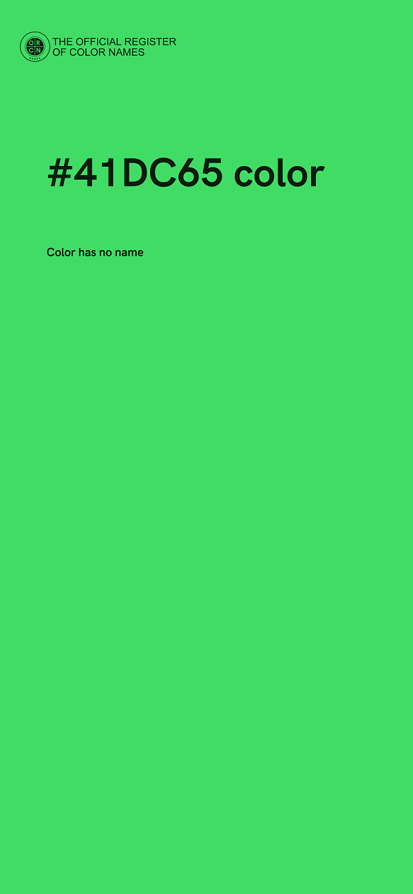#41DC65 color image