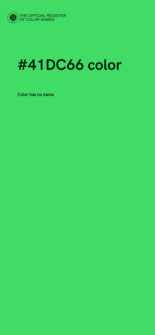 #41DC66 color image