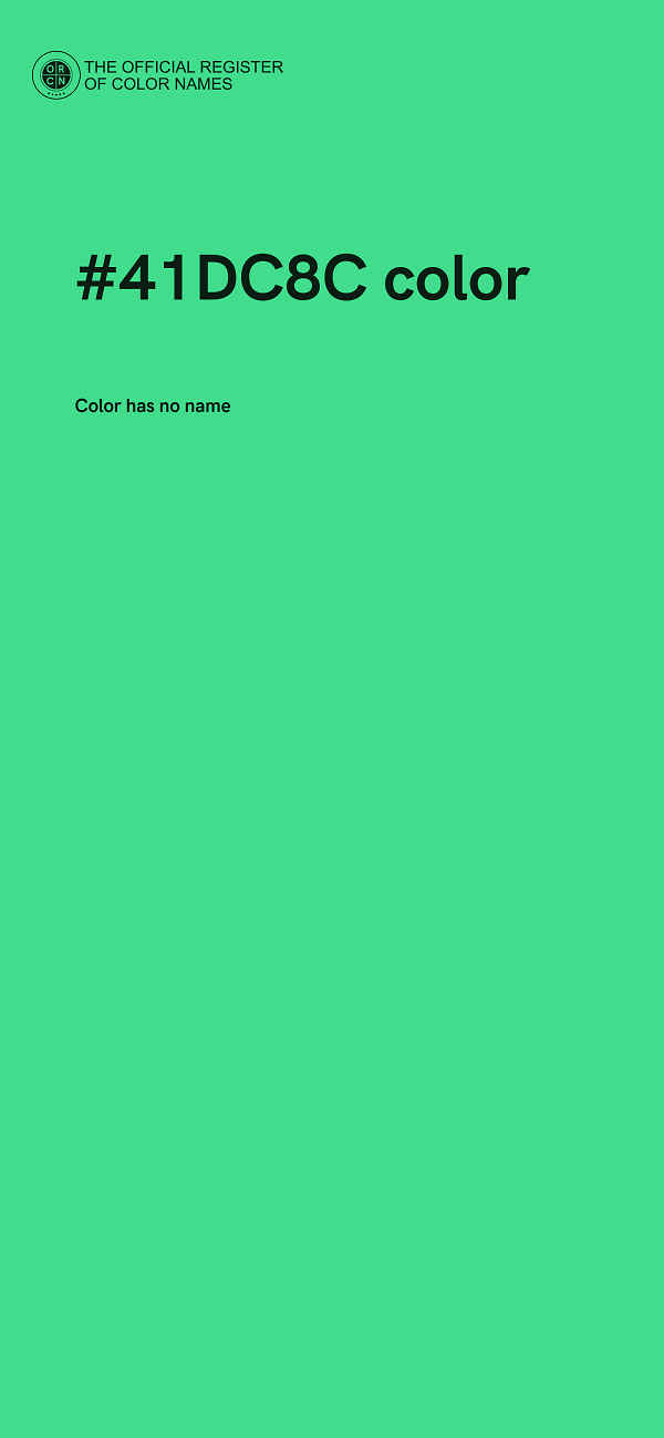 #41DC8C color image