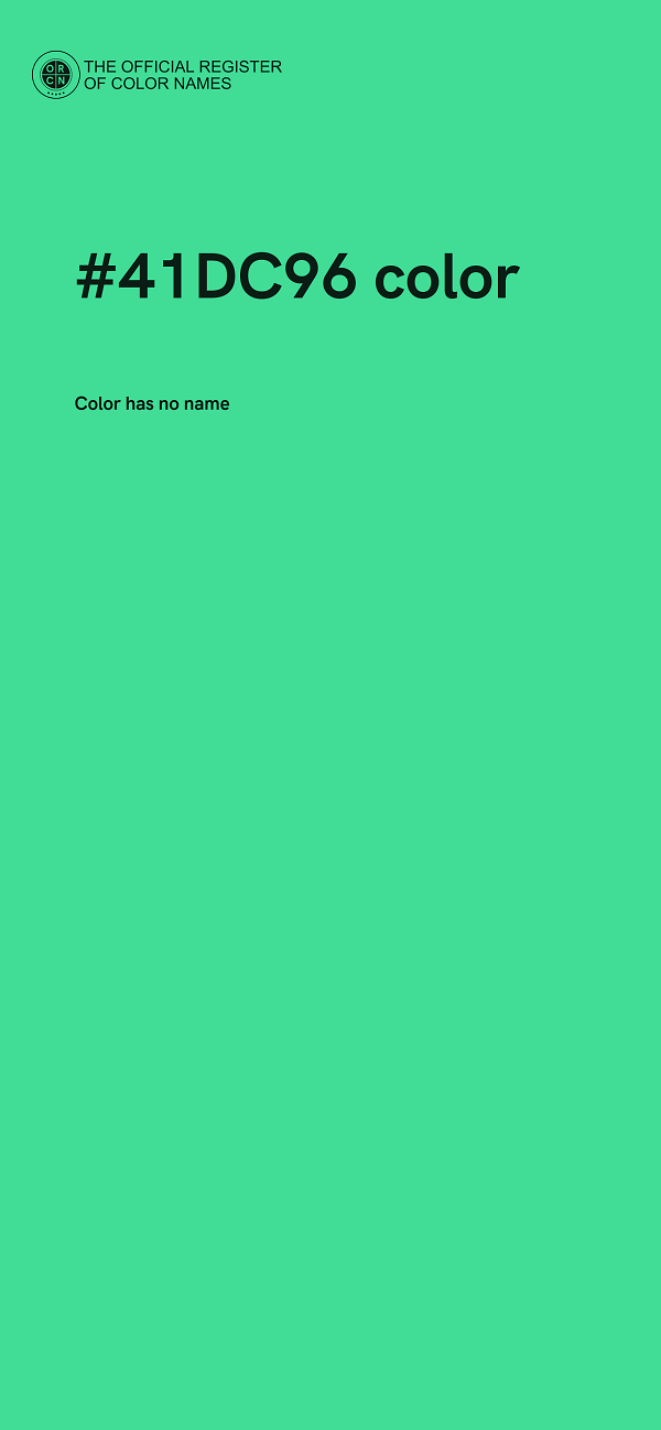 #41DC96 color image