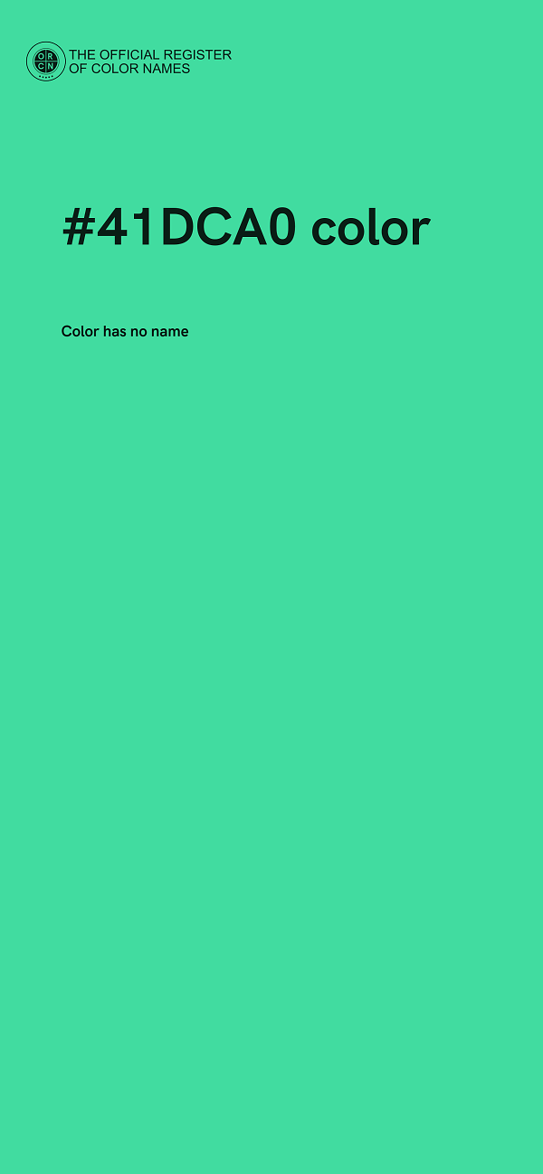 #41DCA0 color image