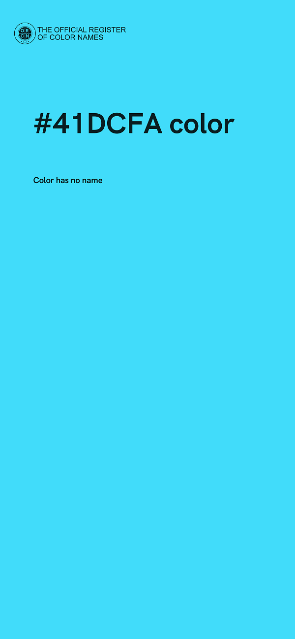 #41DCFA color image