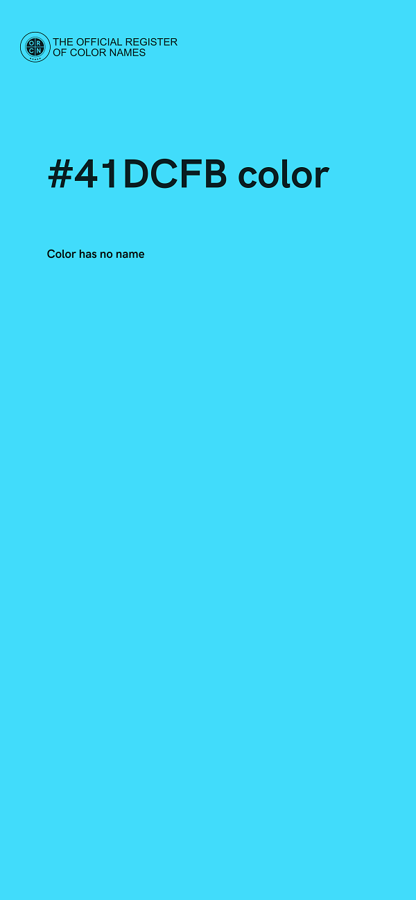 #41DCFB color image