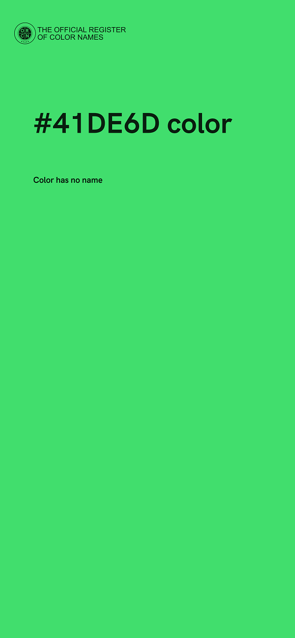 #41DE6D color image