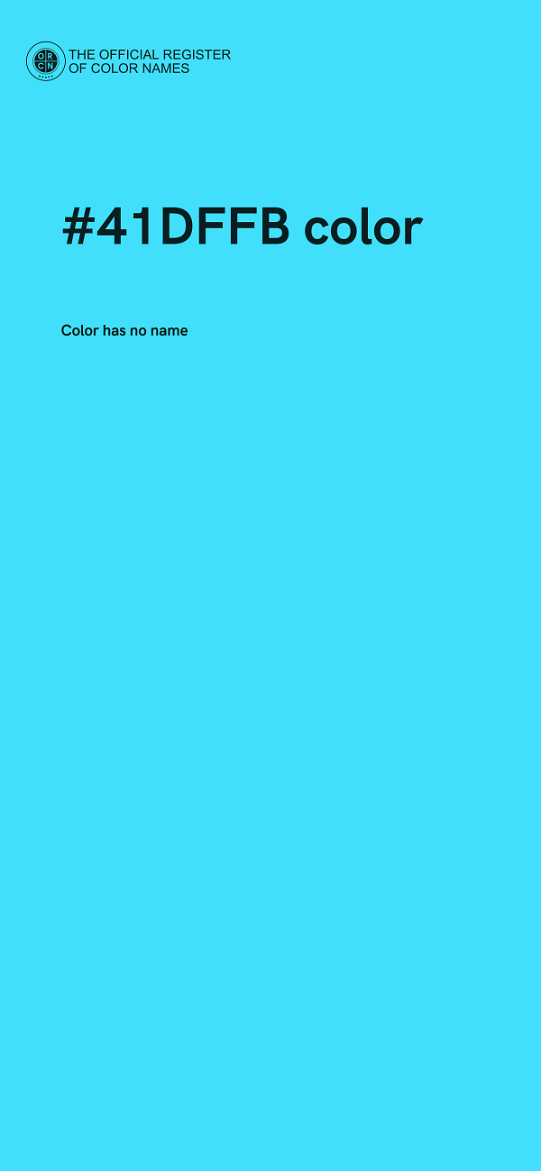 #41DFFB color image