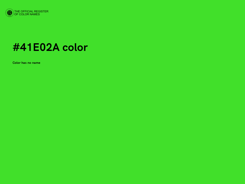 #41E02A color image