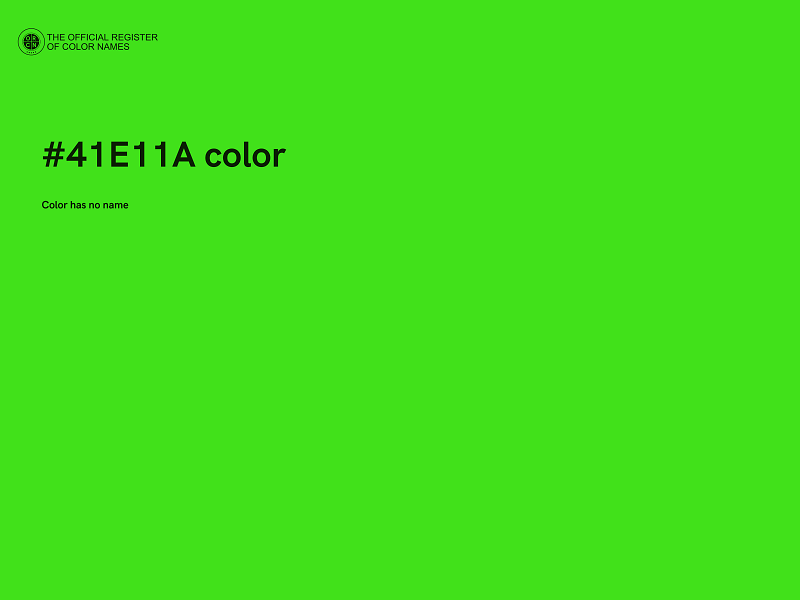 #41E11A color image