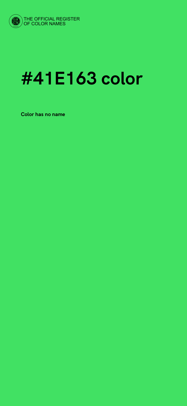 #41E163 color image