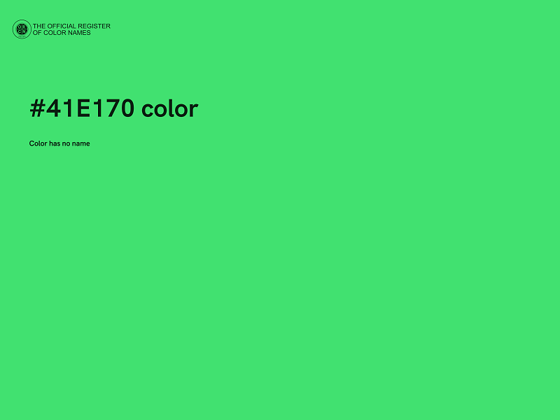 #41E170 color image